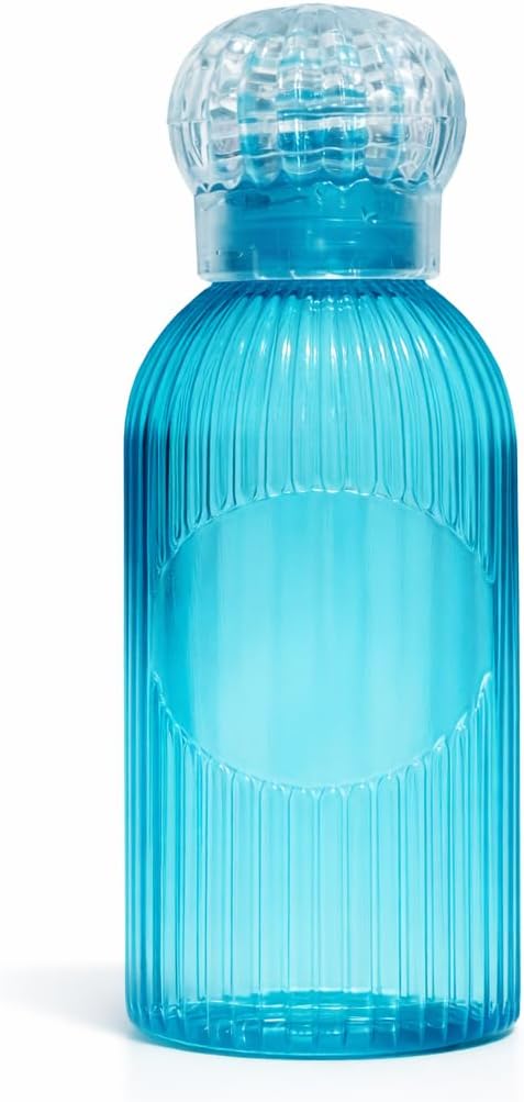 Okyanus Mavisi Rengi Boş Plastik Şişe 25 Adet 50 ML Kolonya Söz Nişan Düğün Nikah DNZ21TaçMavi