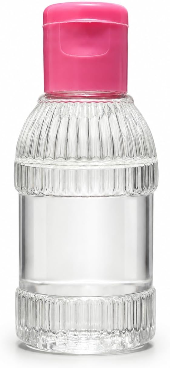 50 Adet 30 ML Boş Plastik Şişe OM23 Pembe Kapak