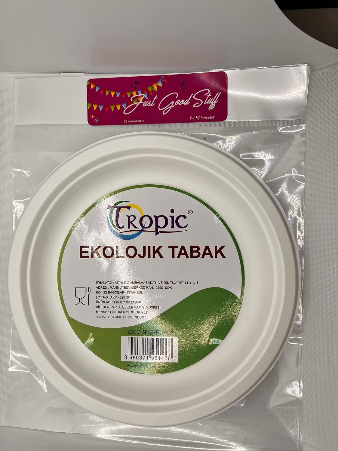 Ekolojik Tabak 22 Cm