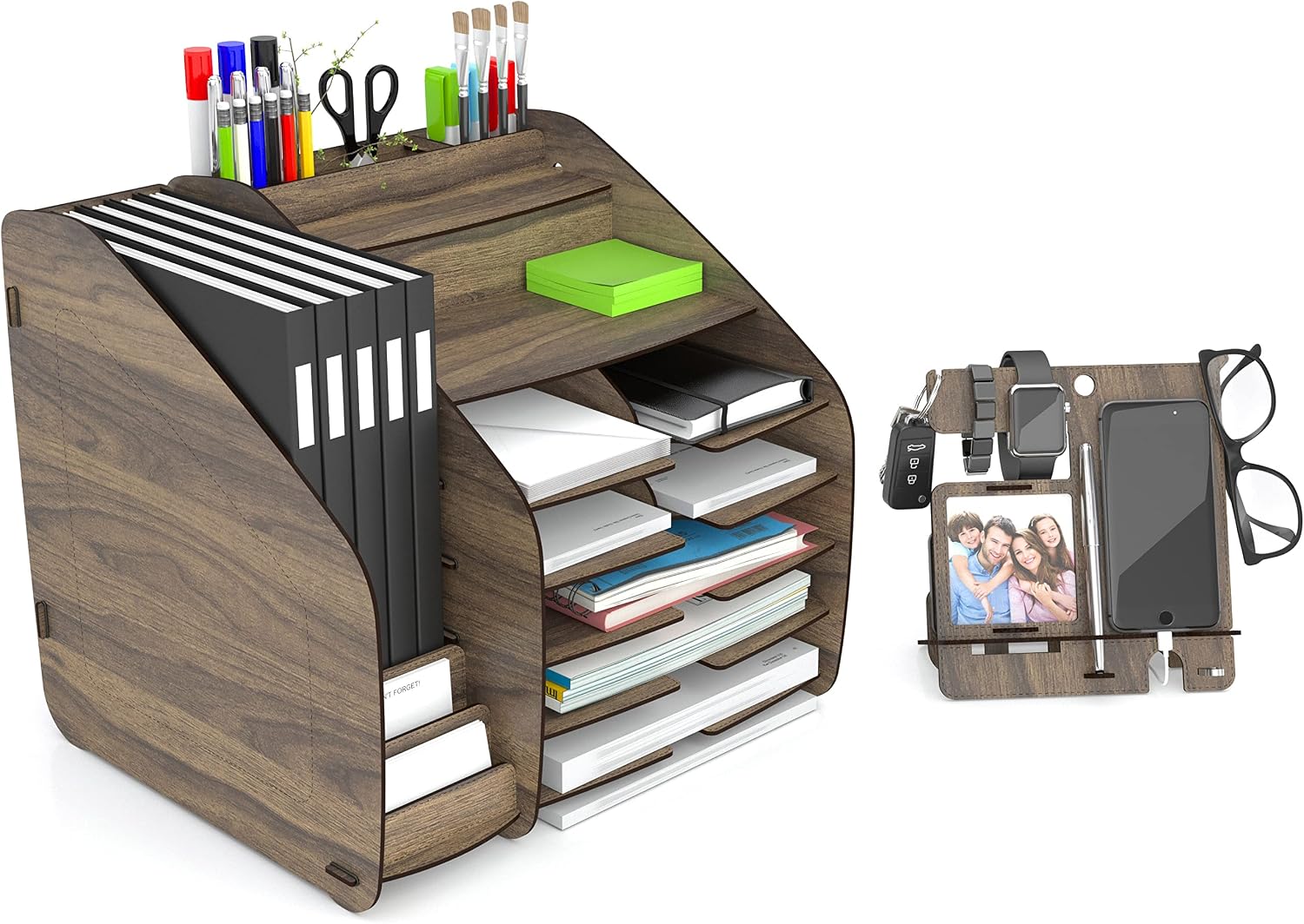 Design OTTO Fx-xl Modest - 2 Renk - A4 Evrak Rafı Masaüstü Organizer design_otto_fx_XL_Modest (Ceviz)