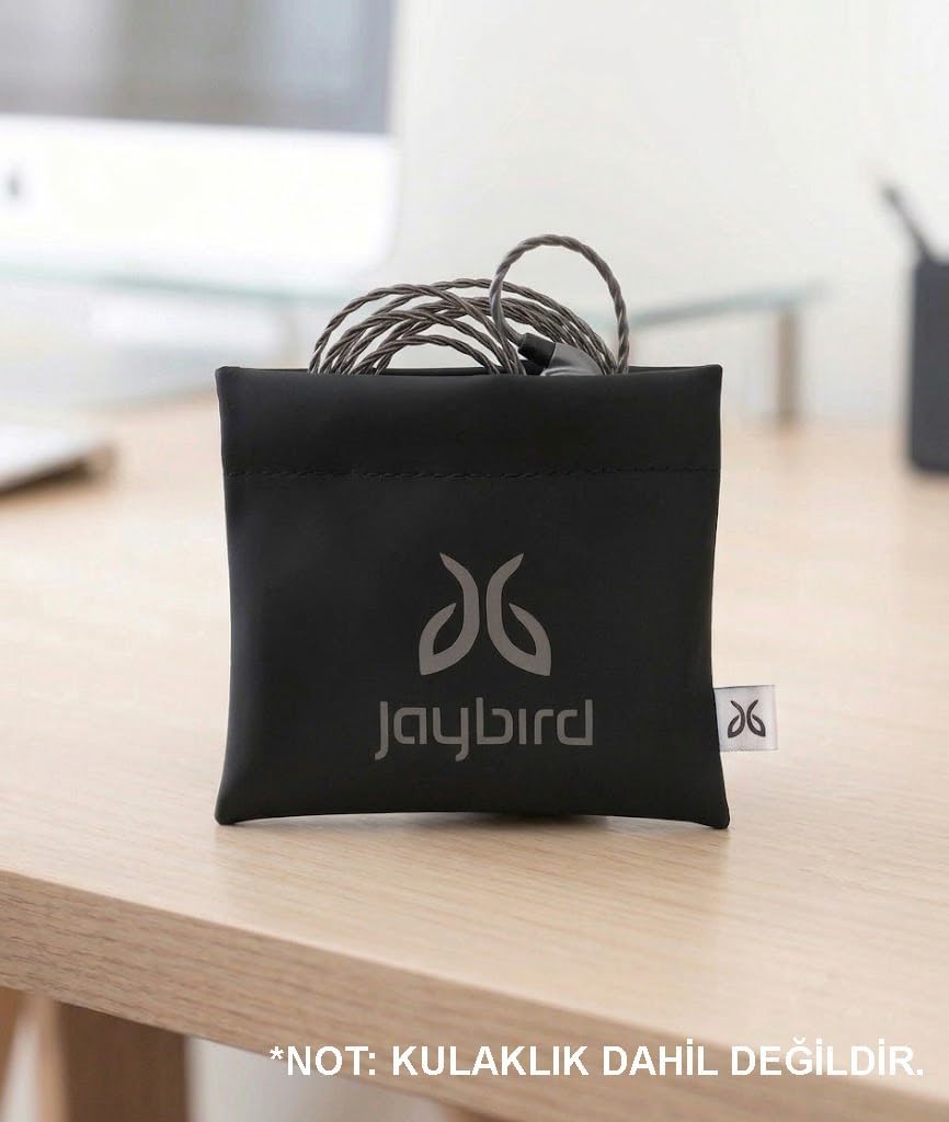 Jaybird Kulaklık Çantası + USB to Micro B Şarj Kablosu + Siyah Yaka Klipsi