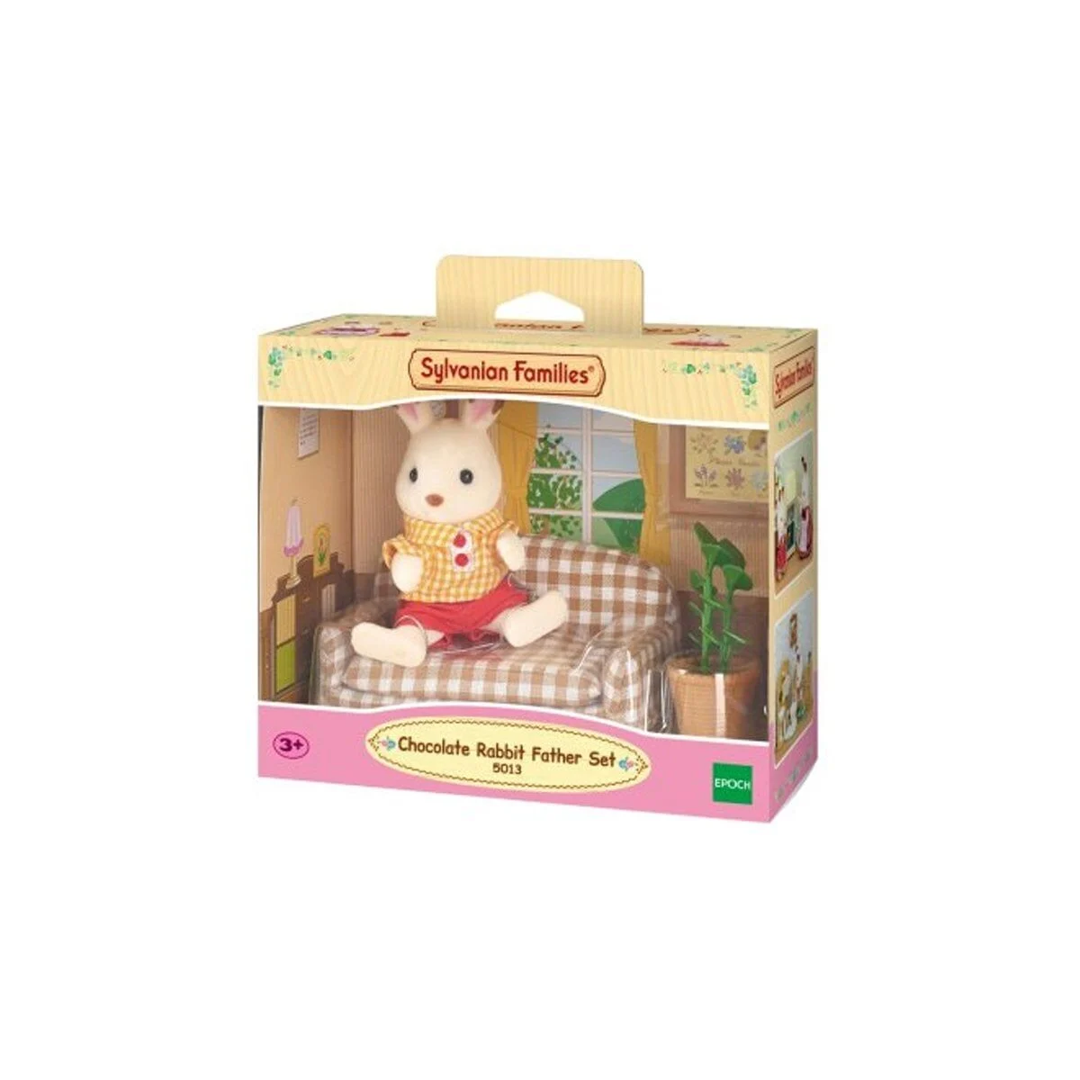 5013 Sylvanian Families Çikolata Kulaklı Tavşan Baba +3 yaş