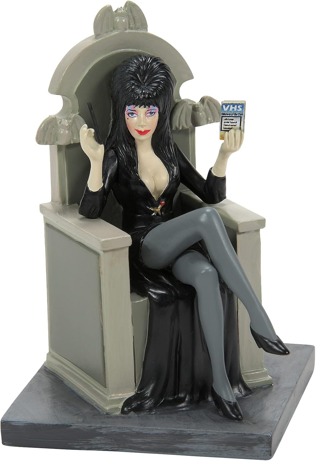 Elvira Mistress of The Dark Village Aksesuarları İmzalı İmzalar Heykelcik, 8,8 cm, Çok Renkli