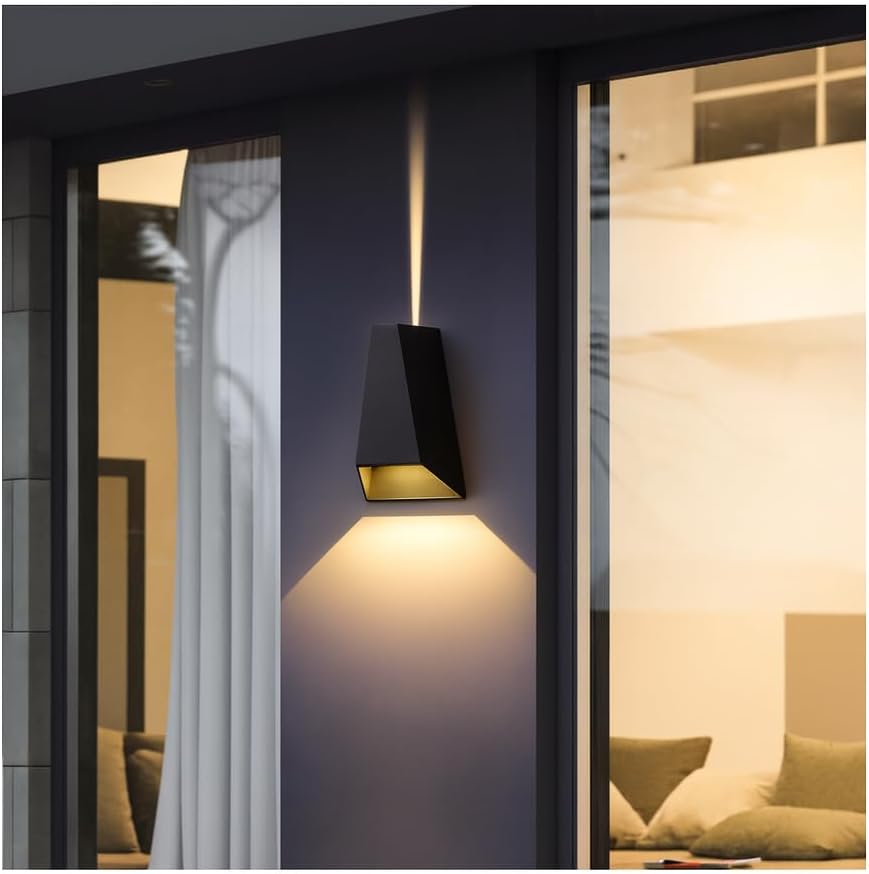 Malta 6W Çift Taraflı LED Aplik – 3200K Sıcak Işık, 220V, 350 Lümen, IP54 Su Geçirmez, 110x175 mm, 100° Işık Açısı