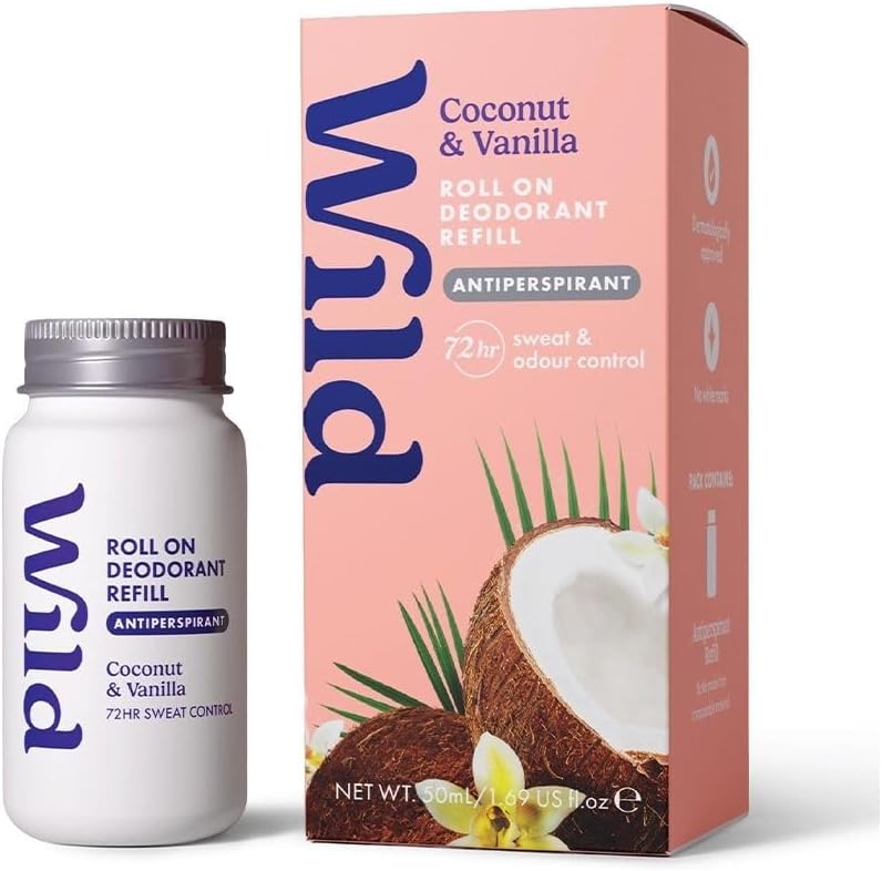 Antiperspirant Roll On Coconut & Vanilla Refill Deodorant Yedek Dolum