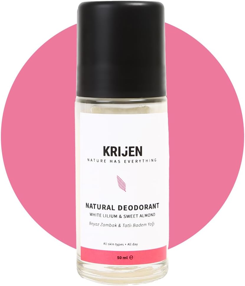 Beyaz Zambak & Tatlı Badem Roll-On Deodorant 50 Ml - Bitkisel Ter Kokusu Önleyici
