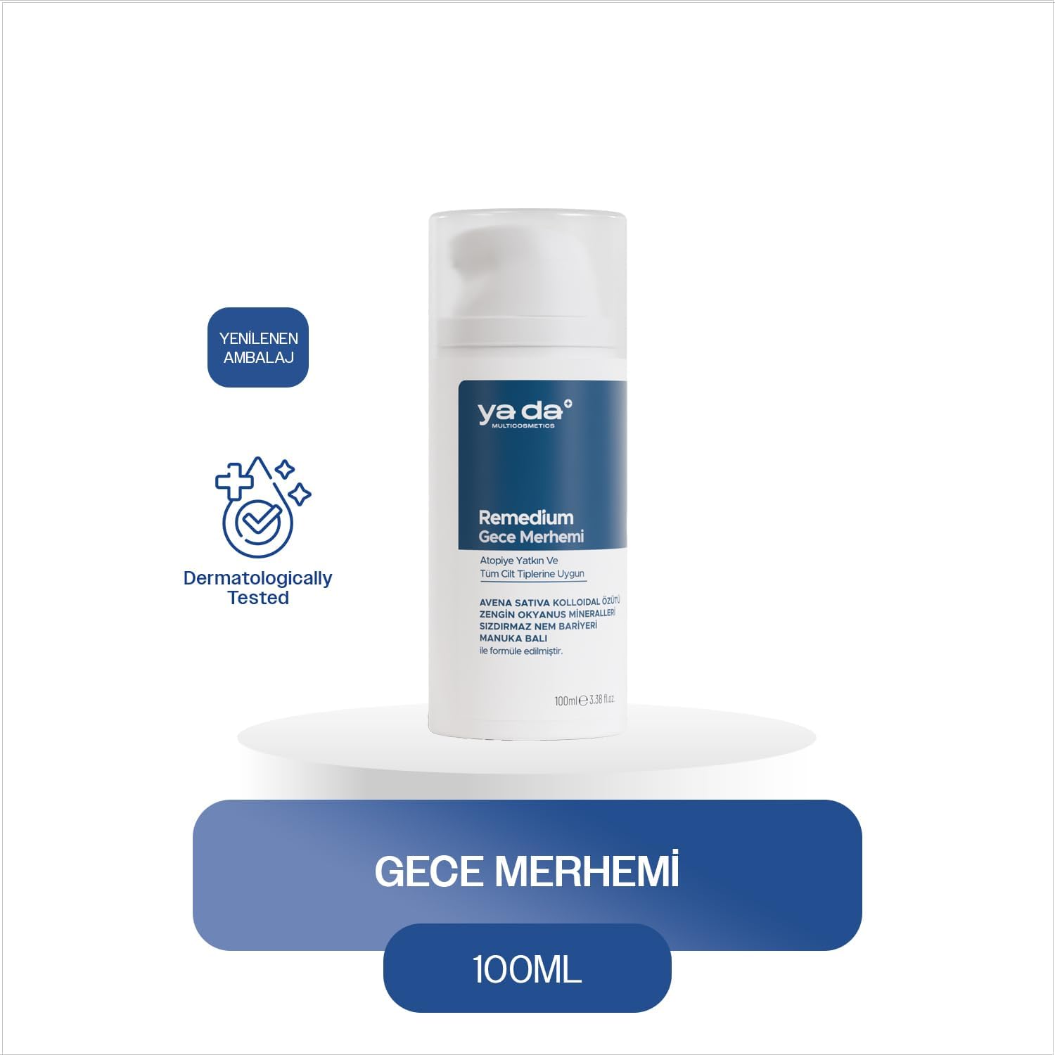 Remedium Nemlendirici ve Cilt Remineralizasyona Yardımcı Gece Merhemi (100 Ml)