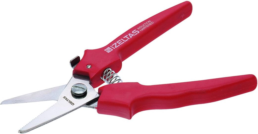 İzeltaş 6740270140 Kombine Makas, Kırmızı/Krom, 140 mm