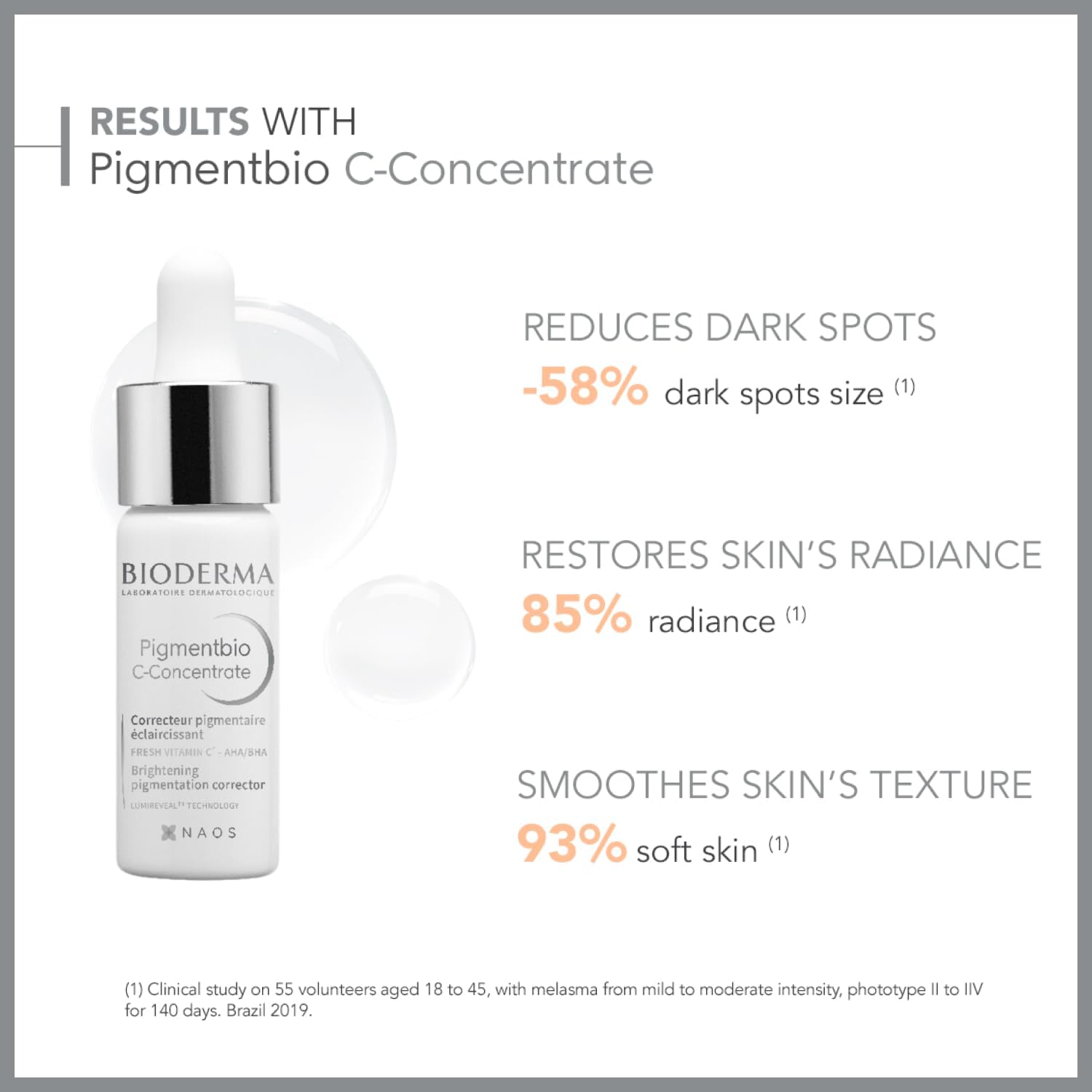 Bioderma Pigmentbio C-Concentrate C Vitamini İçeren Leke Karşıtı Cilt Tonu Eşitleyici Gece Serumu 15 ml