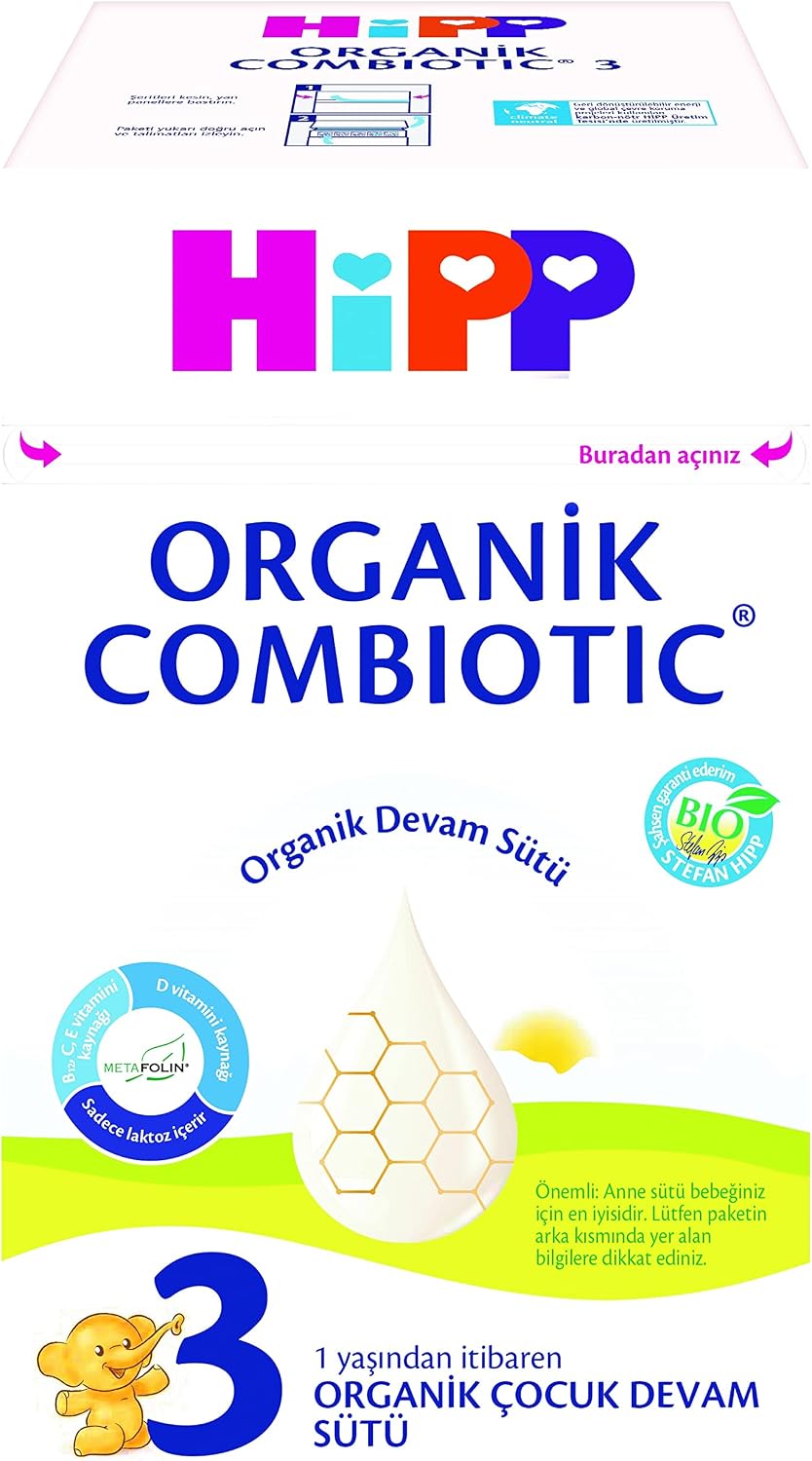 3 Organik Combiotic Devam Sütü 800 gr