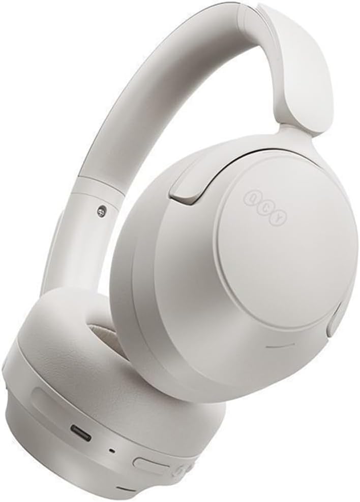 H3S 6.0 Bluetooth Kulaklık Anc Hi-res Ldac Çift Sürücülü Kulaklık 7 Mics. Yapay Zeka 102 Saat Dinle (Beyaz)