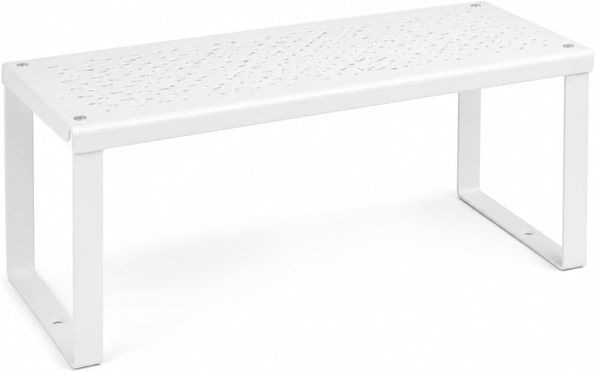 (1, White) - VARIERA - 801.366.22 Half Shelf, Steel, White, 13 x 32 x 16 cm