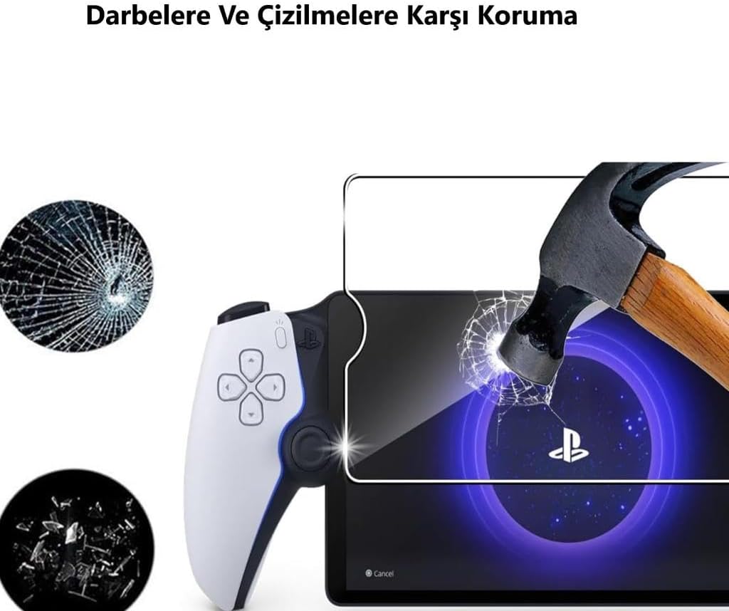 Sony Playstation Portal 8 İnç İle Uyumlu Ekran Koruyucu Oyun Konsolu