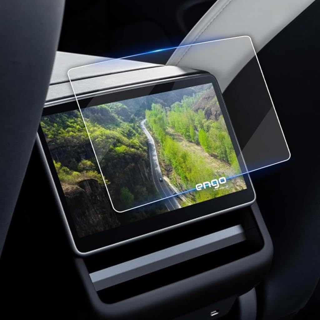 Tesla Y Arka Ekran 8 İnç İle Uyumlu Ekran Koruyucu Nano Film Parlak