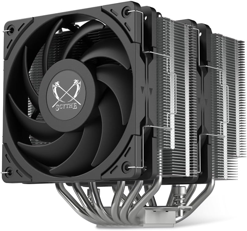 Magoroku Dual Tower Dual fan CPU Hava Soğutucu, Intel LGA1700, LGA1151, AMD AM5, AM4 Desteği, 120mm, SCMR-1000