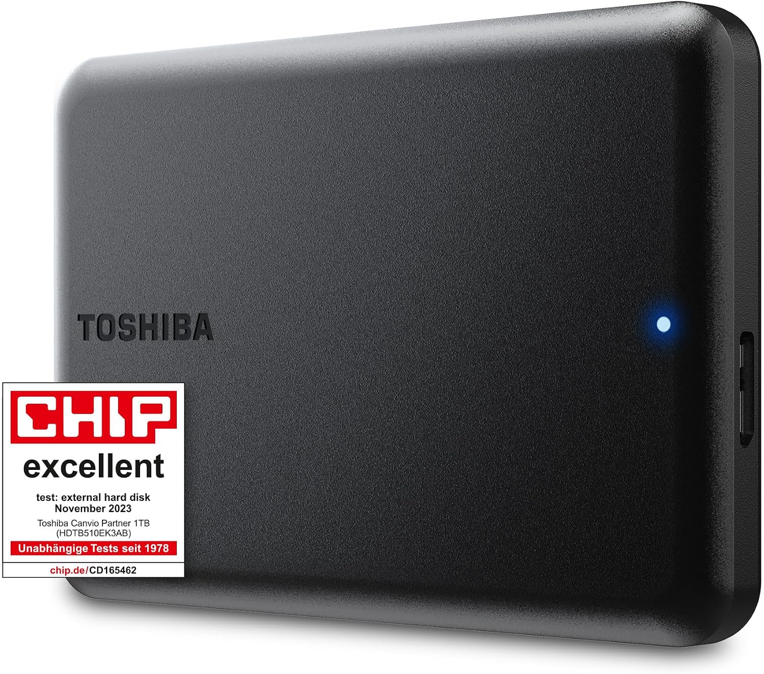 Canvio Partner 1 TB taşınabilir 2, 5 inç harici HDD, USB 3.2 Gen 1, Mac ve Windows ile uyumlu, USB ile çalışır