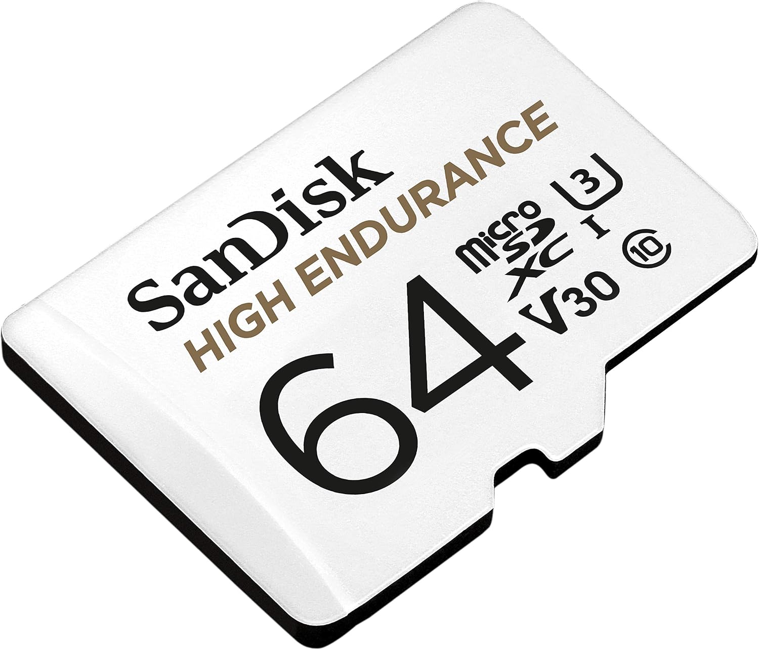 High Endurance microSDXC Hafıza Kartı 64 GB + Adaptör (Dash Camları ve Özel Güvenlik Kameraları için, 100 MB/s Okuma, Full HD ve 4K Videolar için V30)