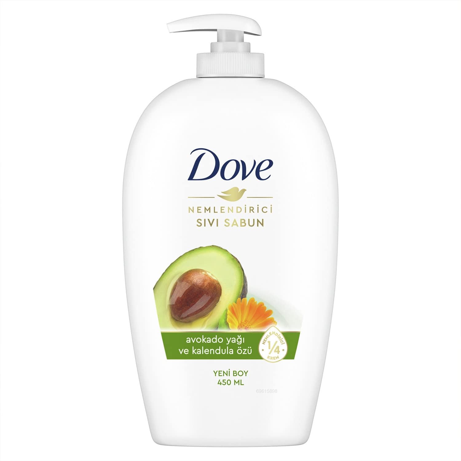 Sıvı Sabun, Avokado Yağı ve Kalendula Özlü 450 ml