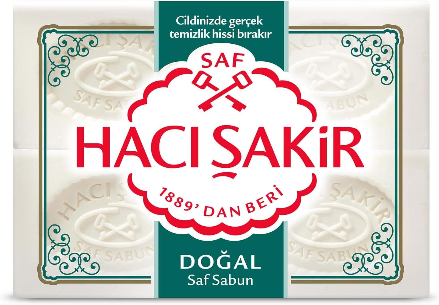 Doğal Geleneksel Beyaz Sabun (4 x 200 g)