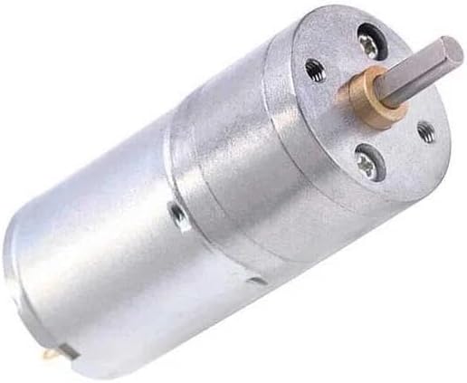 6V 25mm 26 RPM Redüktörlü DC Motor