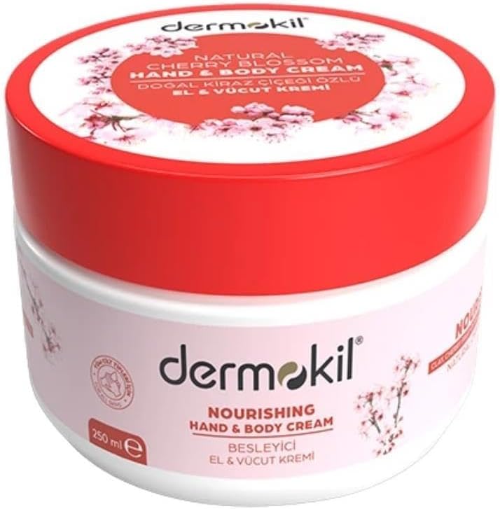 DERMOKİL Kiraz Çiçeği El ve Vücut Kremi 250 ml