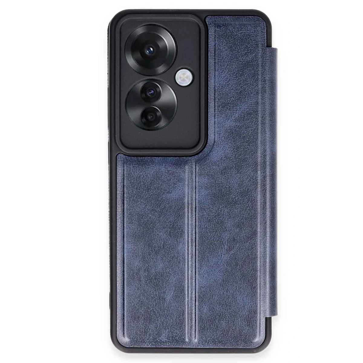 Oppo Reno 11F Kılıf Flip Cover - Lacivert