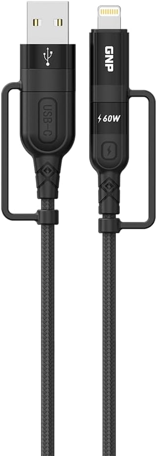 4in1 Kablo 2 Metre Siyah