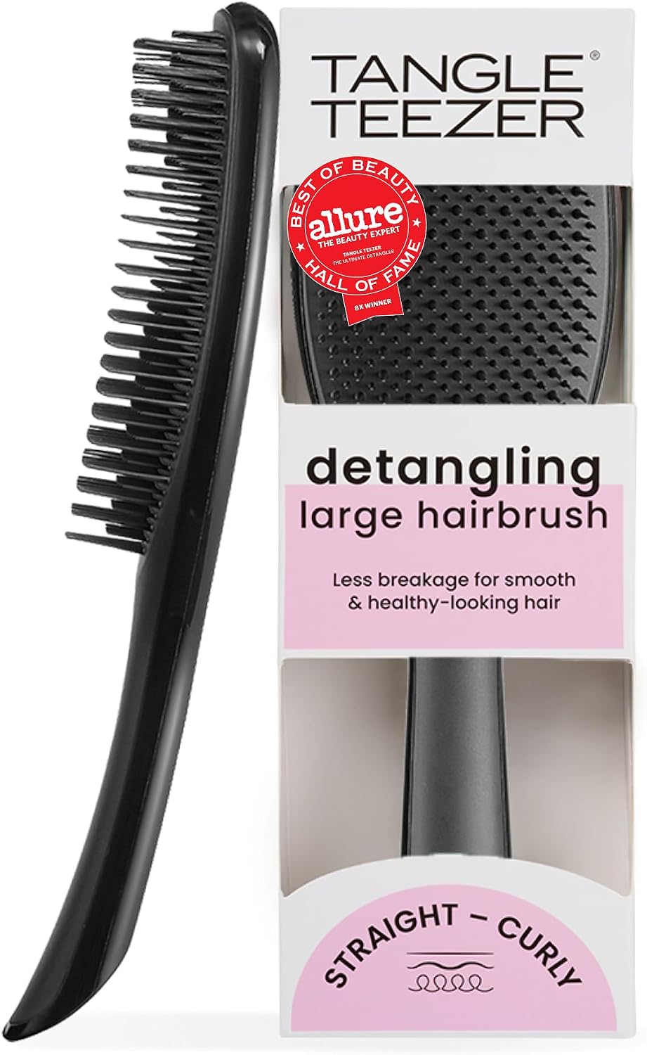 The Ultimate Detangler Large Black Saç Fırçası-Tarak