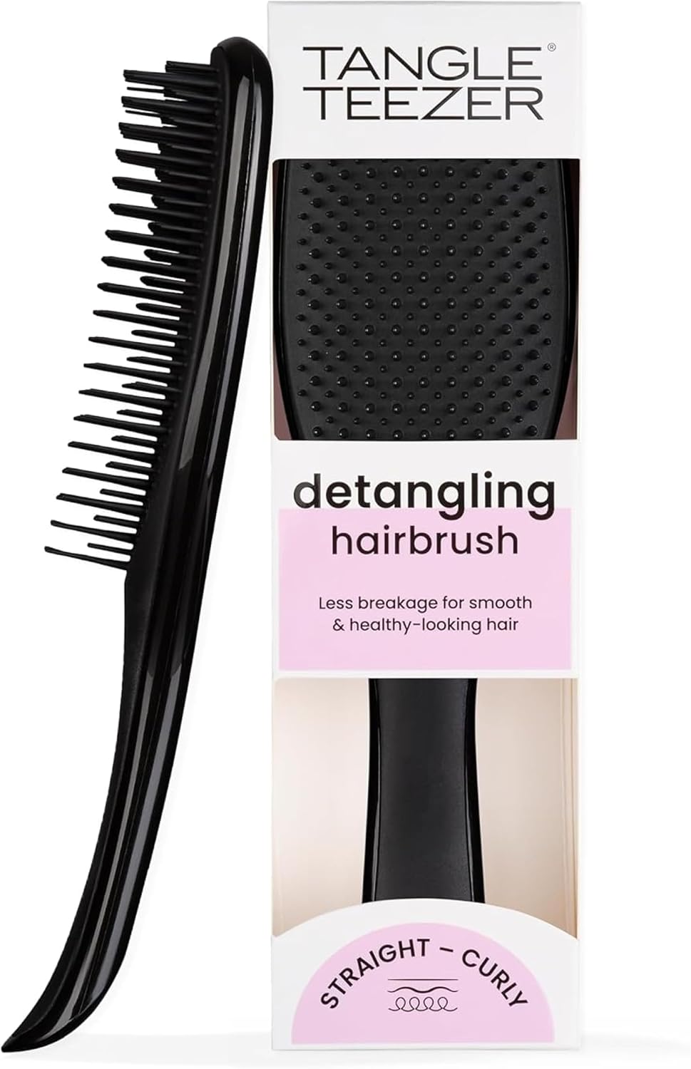 Wet Detangler Siyah Saç Fırçası Ve Tarak