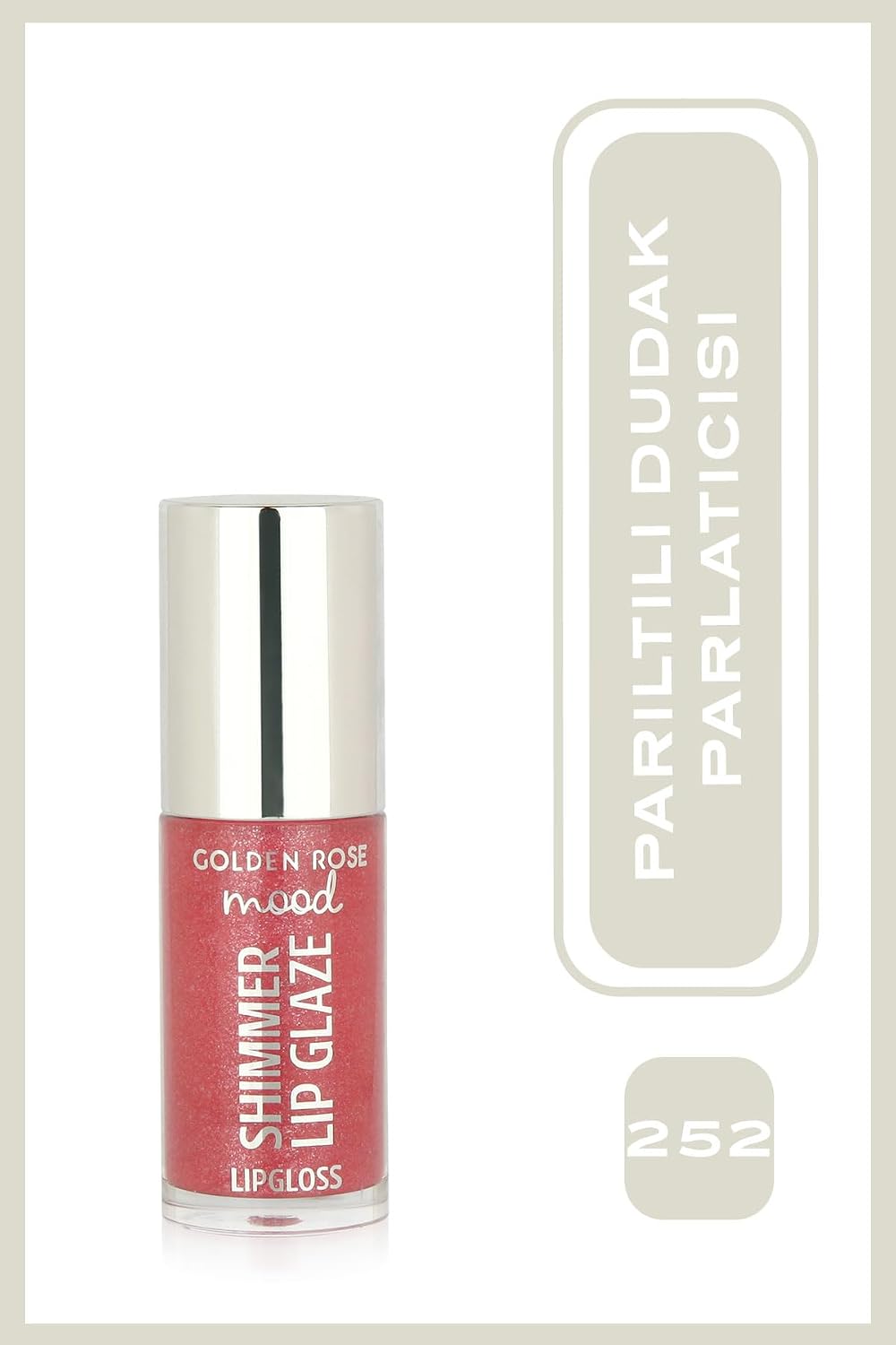 Mood Shimmer Lip Glaze Lipgloss No:252 Peach Fizz - Renkli Dudak Parlatıcısı