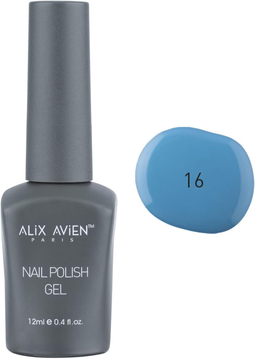 Uv Kalıcı Bebak Mavi Jel Oje 16 - Gel Polish - 12 ml