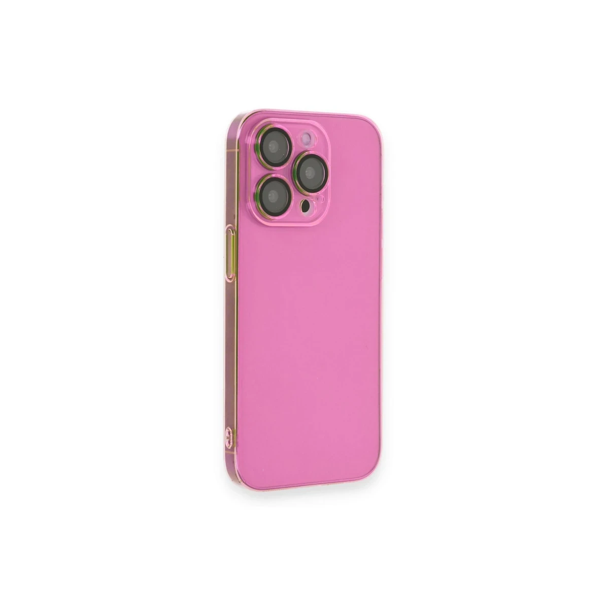 Apple iPhone 14 Pro Kılıf Armada Lensli Kapak - Pembe