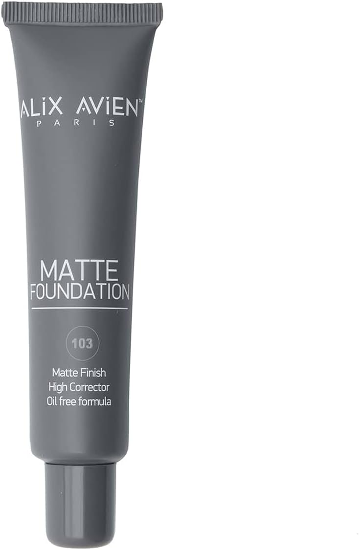 Uzun Süre Kalıcı Doğal Mat Bitişli E Vitamini İçeren Mat Fondöten - Matte Foundation 406 Light Peach