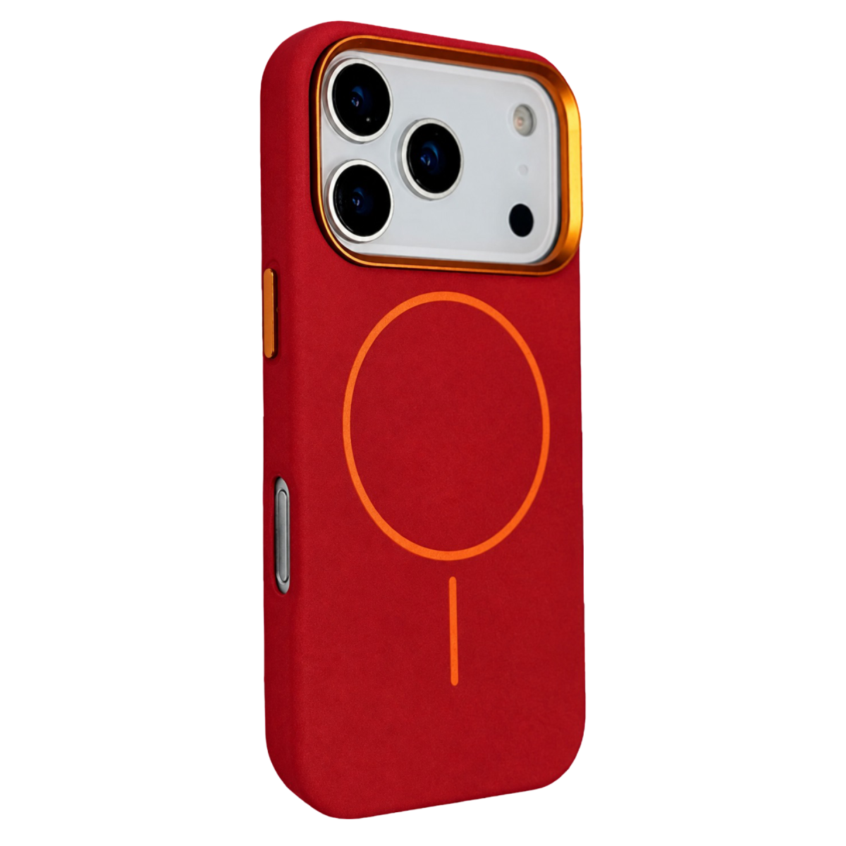 Joko Apple iPhone 18 Pro Max Luno Deri Magsafe Kapak - Bordo