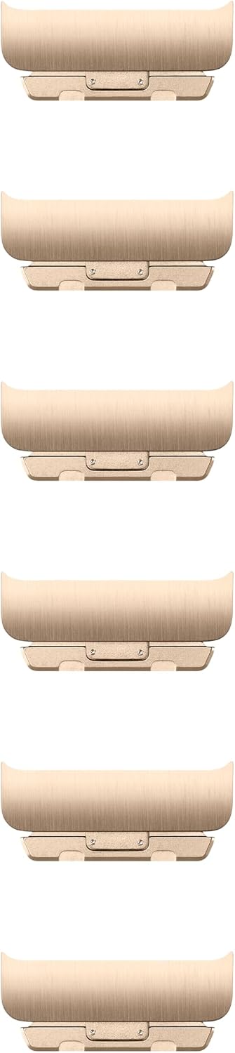 Watch Band - 46 mm Baklalı Model Altın Rengi Bilezik Kiti