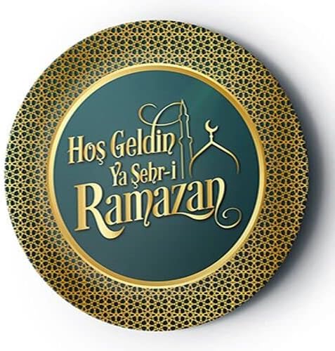 Benim Marifetlerim Hoşgeldin Ramazan Karton Tabak 8 Adet