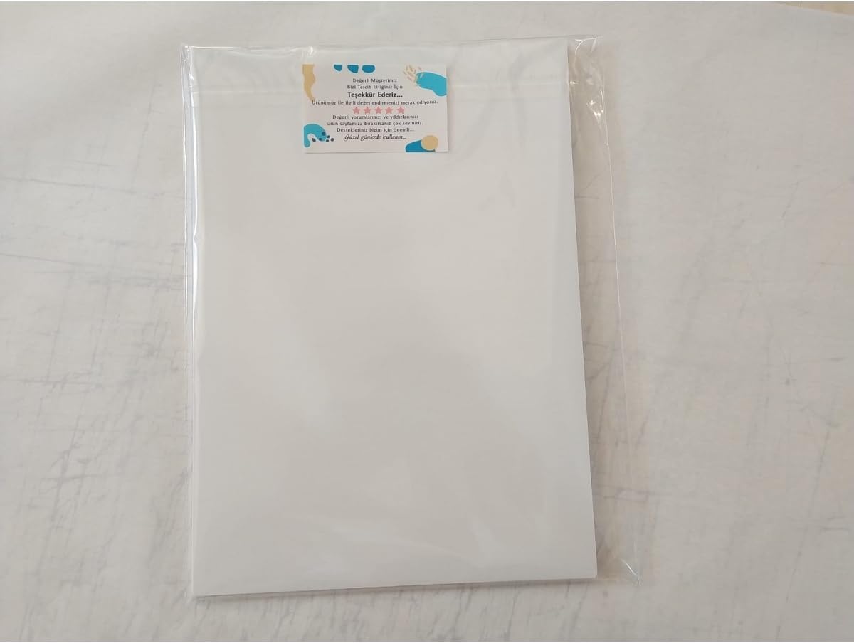 Adcoat Kağıt Kaliteli Lazer yazıcılar için Yapışkanlı Etiket/Sticker Parlak Kuşe A4 Ebat 50 Adet