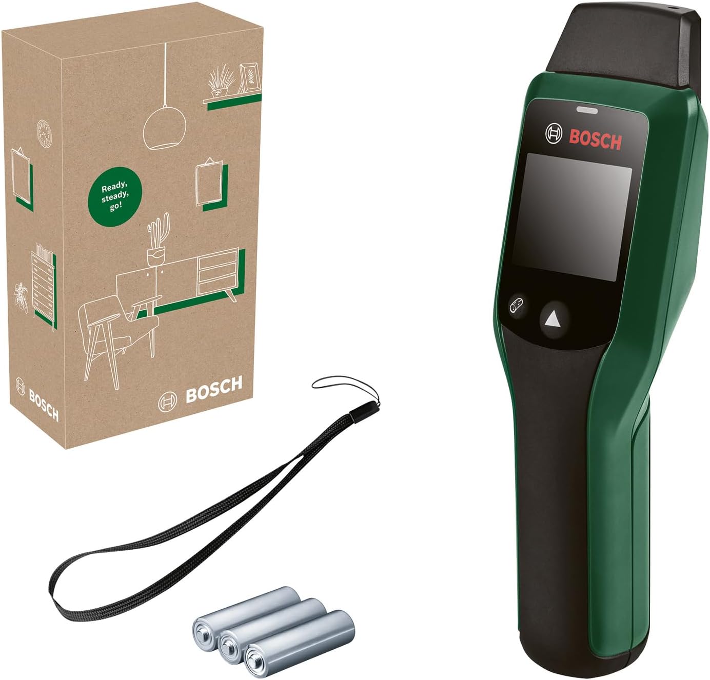 Home & Garden UniversalHumid Ahşap Nem Ölçer (Tüm Ahşap Grupları için Geniş Ölçüm Aralığı, Ahşap Tipi Ön Seçimi, Geri Dönüştürülmüş Karton Kutu)