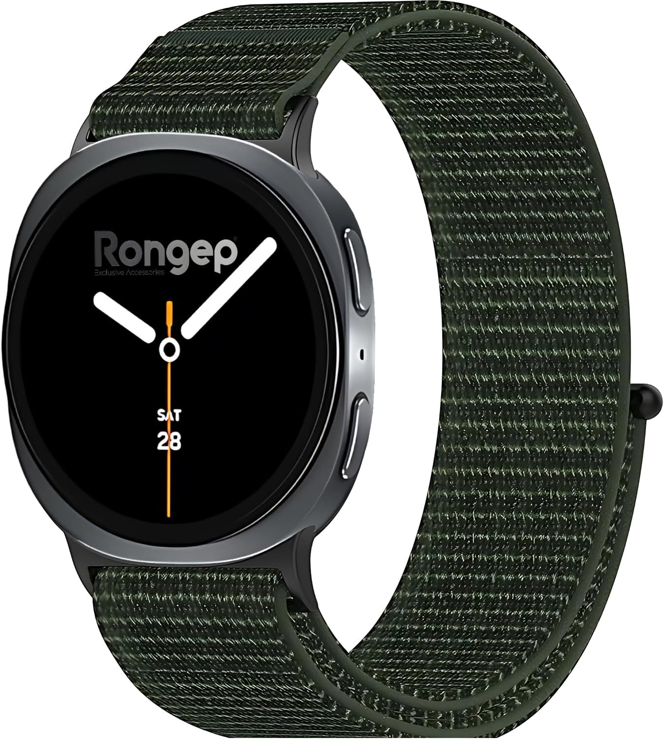 Samsung ile Uyumlu Hasırlı Kumaş Kordon Galaxy Watch 8 44mm/40mm/Classic 46mm için Terletmeyen Nefes Alabilen Bileğe Göre Ayarlanabilen Yumuşak ve Konforlu Galaxy Watch 8 Kordonu