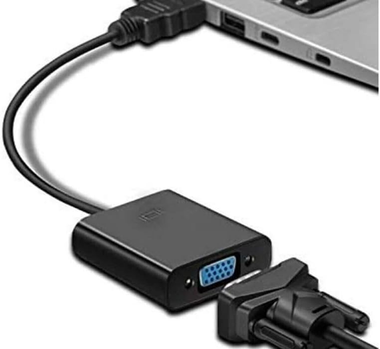 Tablet Projeksiyon Notebook Uyumlu Hdmi To Vga Kablo Siyah