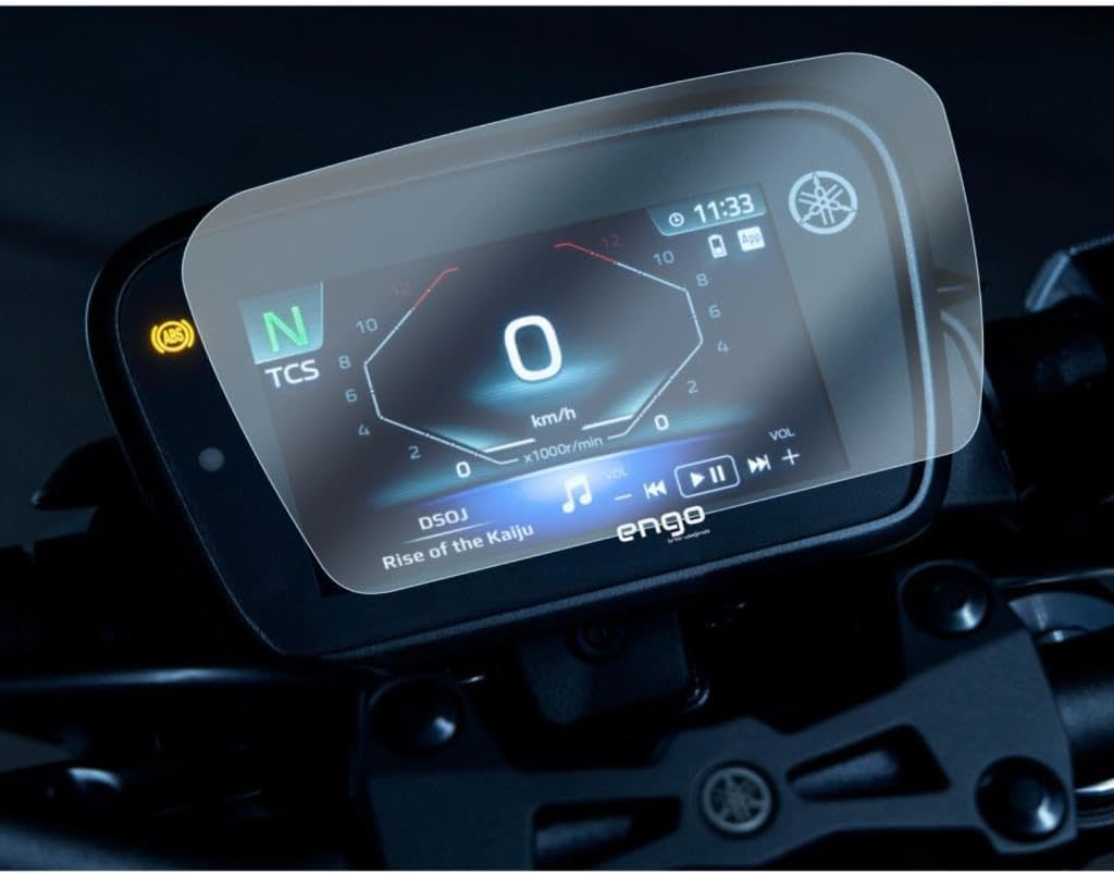 Yamaha Mt-125 5 İnç İle Uyumlu Ekran Koruyucu Tft Dijital Gösterge Paneli 9h Nano Esnek Cam Koruma