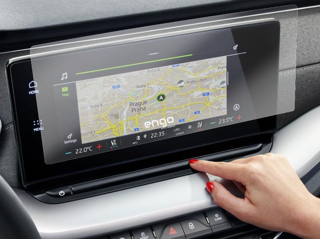 Skoda Octavia 10 İnç İle Uyumlu Mat Ekran Koruyucu Multimedya