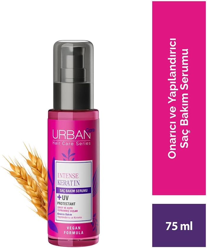 Intense Keratin Aşırı Yıpranmış Cansız Saçlara Özel Saç Bakım Serumu 75 ml- Vegan