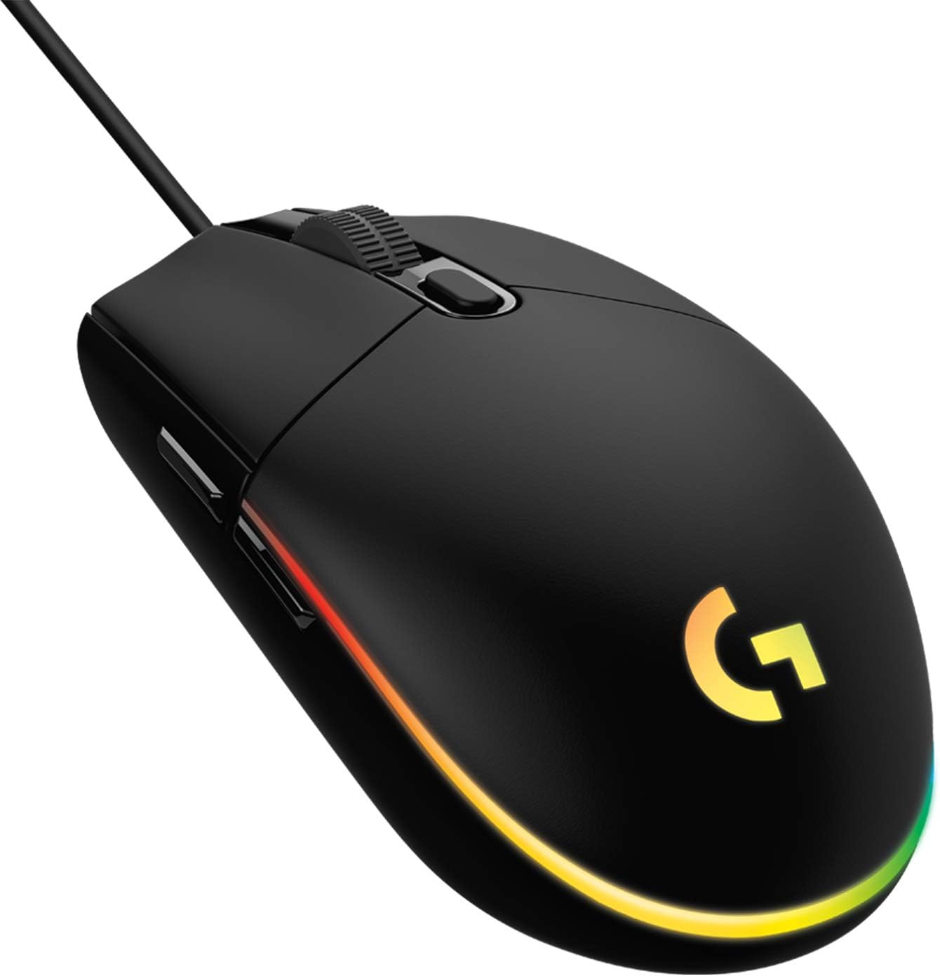 G102 Kablolu Oyuncu Mouse, LIGHTSYNC RGB Aydınlatma, 8.000 DPI, 6 Programlanabilir Tuş, Siyah