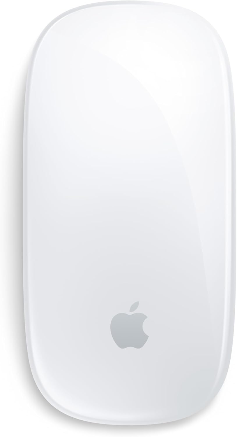 Magic Mouse: Bluetooth, şarj edilebilir. Mac ve iPad ile çalışır; Beyaz Multi-Touch yüzey (USB-C)