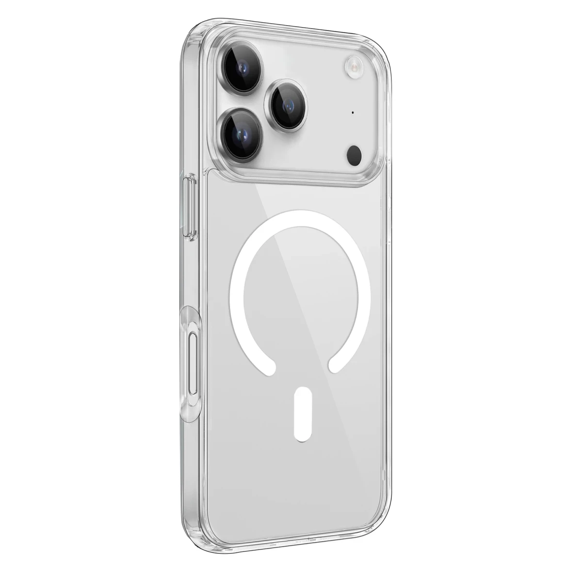 Apple iPhone 18 Pro Max/17 Pro Max Kılıf Pc Real Magsafe Kapak - Şeffaf