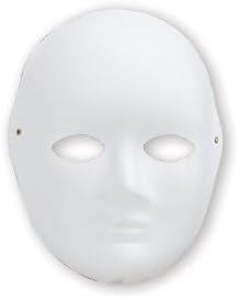 Benim Marifetlerim - Boyanabilir Beyaz Maske 1 Adet