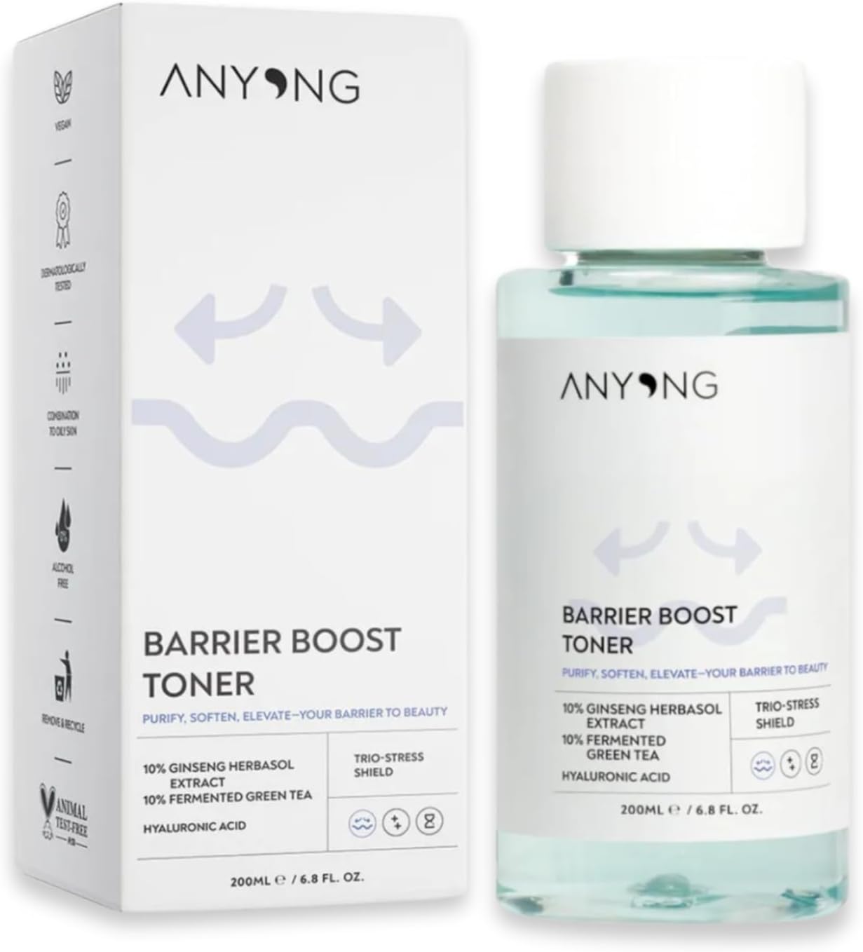Bariyer Destekleyici ve Sakinleştirici Tonik 200 ml (Yeşil Çay & Ginseng Özü & Hyalüronik Asit)