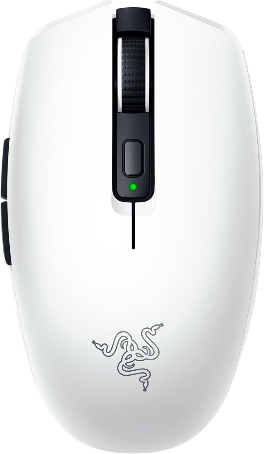 Orochi V2-950 saate kadar pil ömrüne sahip mobil kablosuz oyun faresi (Ultra hafif tasarım, HyperSpeed Kablosuz ve Bluetooth, 2. Nesil Mekanik Fare Anahtarları) Beyaz