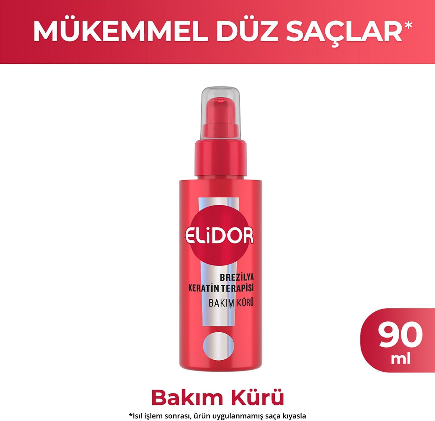 Sıvı Saç Bakım Sütü Brezilya Keratin Terapisi Seyahat Boy 90 Mililitre